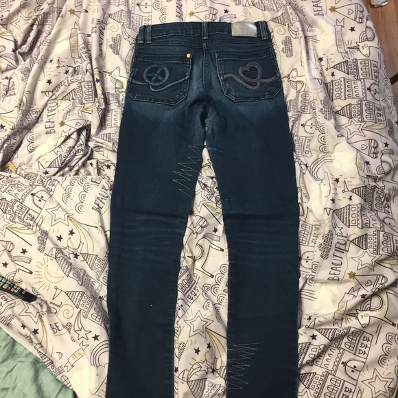 Colorful Line and zippers jeans - Picture 4 of 5